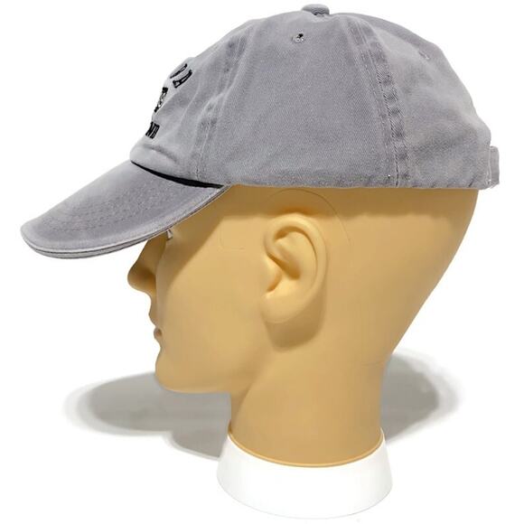 Aruba One Happy Island Ball Cap Grey Adjustable 100% Cotton - Picture 3 of 8
